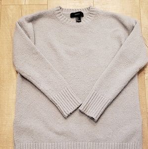 Comfy gray knit sweater